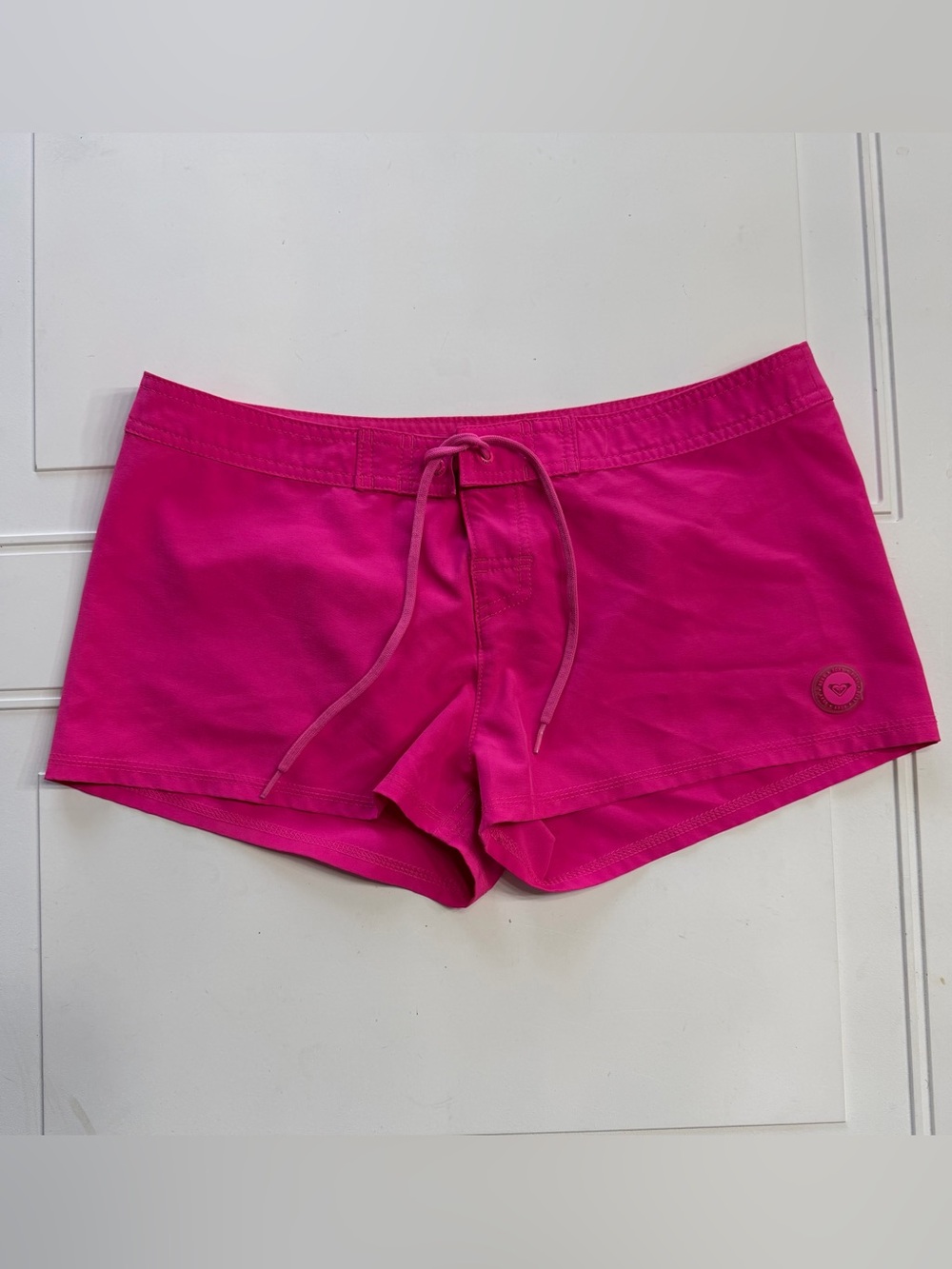 Roxy Women’s Sz M (Measurements Only) Pink Board Shorts Swimwear Y2K